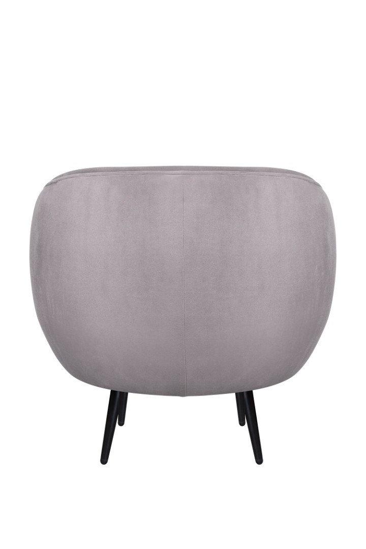Мягкое кресло Benee Grey на черных ножках в интернет-магазине в Москве Мягкое кресло Benee Grey на черных ножках в интернет-магазине