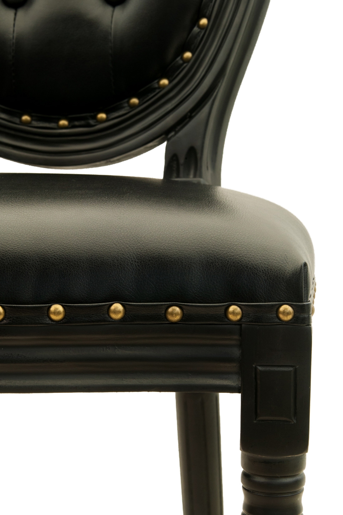 фото Дизайнерский барный стул Filon Button Black