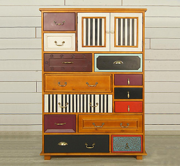 Комод «Гуашь (Gouache)» вертикальный арт M10535ETG/1