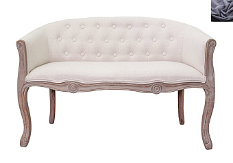 Двухместный диван Kandy Double Beige цвет темно серый