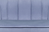 Диван ракушка Pearl Double Blue на черных ножках №4
