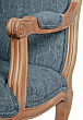 Мягкий стул с подлокотниками Wallis Blue №4