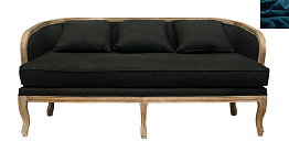 Диван ретро синий Nora