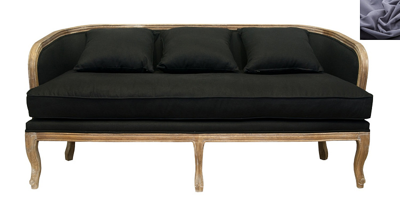 Диван ретро Nora серый в Москве Диван ретро Nora серый