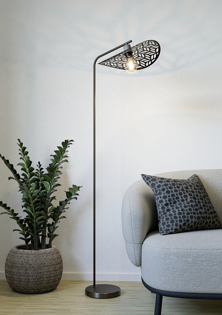 44127 Торшер SWABY, 1X60W(E27), сталь, бронзовый