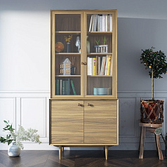 Стеллаж "Bruni individual" с дверками  арт BR-01-xm8000/70