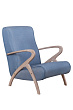Низкое кресло Fobos blue №1