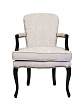 Мягкое полукресло с подлокотниками Anver Beige and Black №0