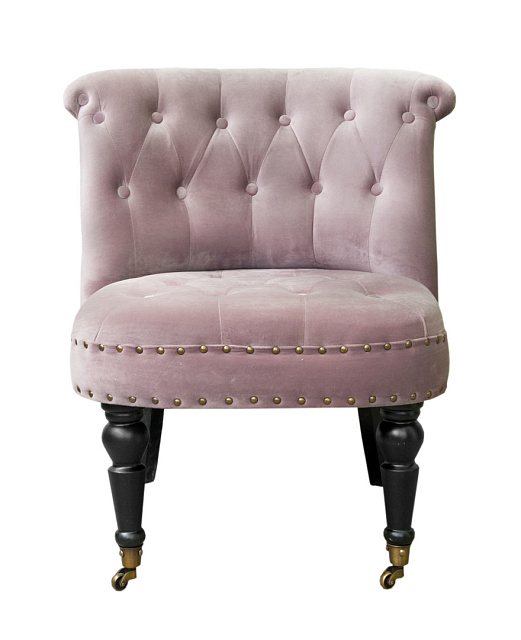 Низкое кресло Aviana Pink Velvet