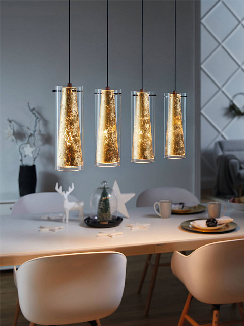 97653 Подвесной потолочный светильник (люстра) PINTO GOLD