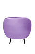 Мягкое кресло Small Benee Purple на черных ножках №3