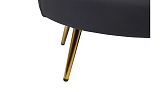 Комплект кресел и дивана ракушка Pearl Double Black №5