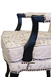 Мягкое полукресло с подлокотниками Anver Beige and Black №4