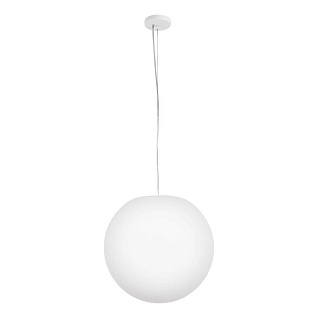 64583 Подвесной светильник MONTEROLO PRO, 1Х40 Вт (Е27), ?400 мм, Н2000 мм, матовый никель / опаловый белый пластик