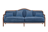 Диван с высокой спинкой для гостиниц Madesta Blue №0