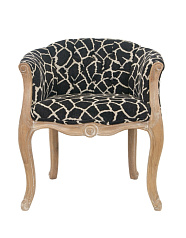 Низкое кресло ретро каминное Kandy