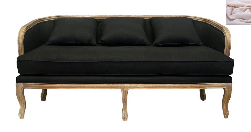 Диван в стиле ретро Nora розовый в Москве Диван в стиле ретро Nora розовый