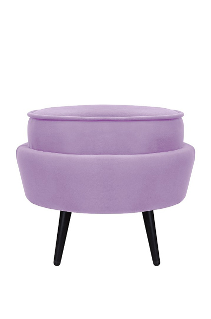 Пуф Pearl Adorn Purple на черных ножках в Москве Пуф Pearl Adorn Purple на черных ножках