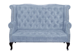 Кожаный дизайнерский диван лофт Royal Sofa Grey