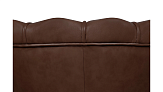 Низкое кресло ракушка Pearl Brown V2 на черных ножках №4
