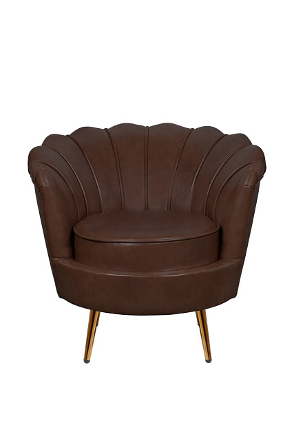 Низкое кресло ракушка Pearl Brown V2