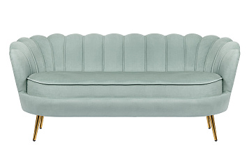 Диван ракушка для гостиниц Pearl Triple Green