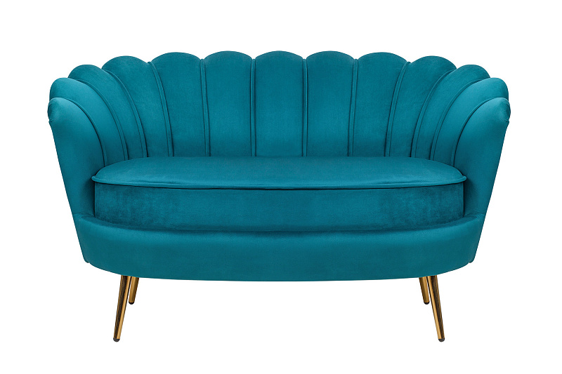 Диван ракушка Pearl Double Marine Velvet в Москве Диван ракушка Pearl Double Marine Velvet