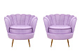 Комплект кресел ракушка Pearl Purple