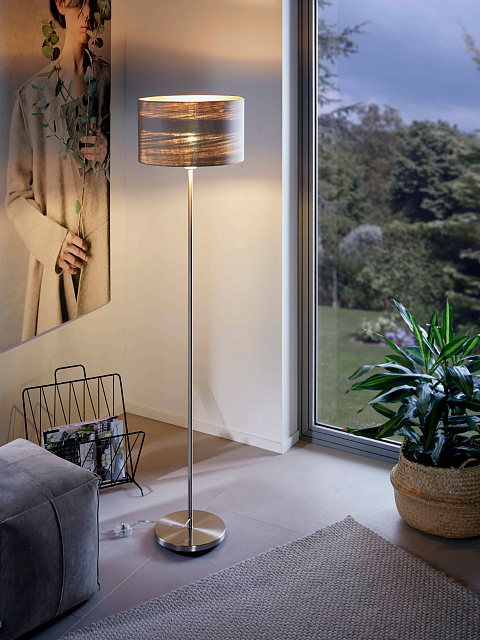 95171 Торшер (напольный светильник) MASERLO с ножным выключателем