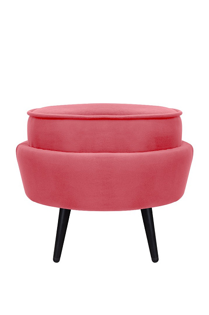 Пуф Pearl Adorn Karmin на черных ножках в Москве Пуф Pearl Adorn Karmin на черных ножках