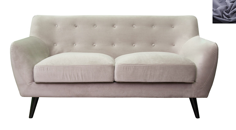 Диван с мягкими подлокотниками Albert 8 цвет синий в Москве Диван с мягкими подлокотниками Albert 8 цвет синий