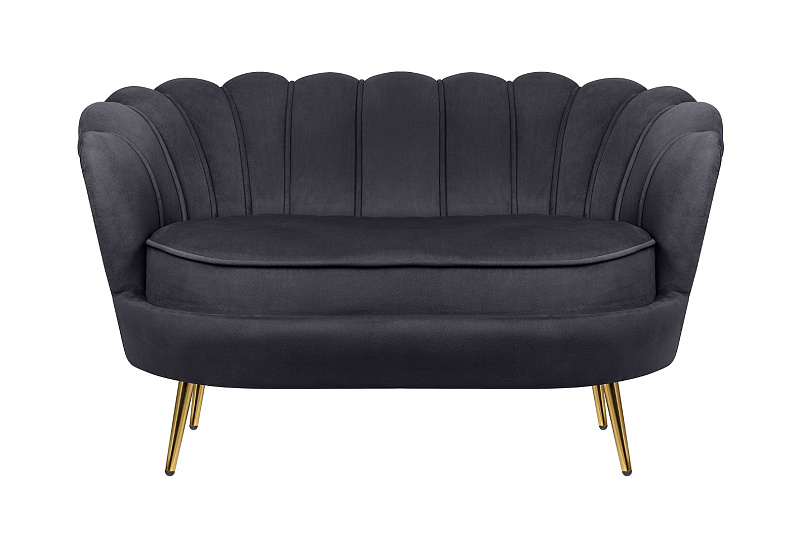 Дизайнерский двухместный диван Pearl Double Black в Москве Дизайнерский двухместный диван Pearl Double Black