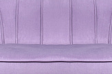 Диван ракушка для гостиниц Pearl Triple Purple на черных ножках №4