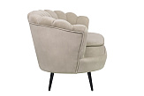 Дизайнерский диван Pearl Double Taupe на черных ножках №2