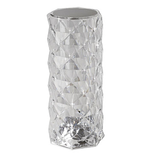 75816 Аккум. настольная лампа LUCIGNANO, H210, 0,6W(LED), IP20, пластик, прозрачный