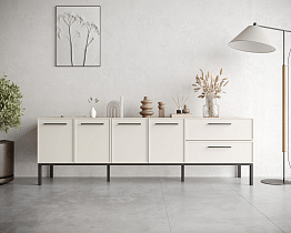 Комод с четырьмя дверками и двумя ящиками "Nicole" арт NEM04