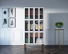 Шкаф двухстворчатый "Andersen" с рифлеными стеклами арт AN12WH №3