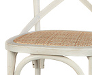 Стул ретро Cross Back White Brush №4