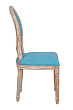 Стул с круглой спинкой Volker Oak Light Blue №2