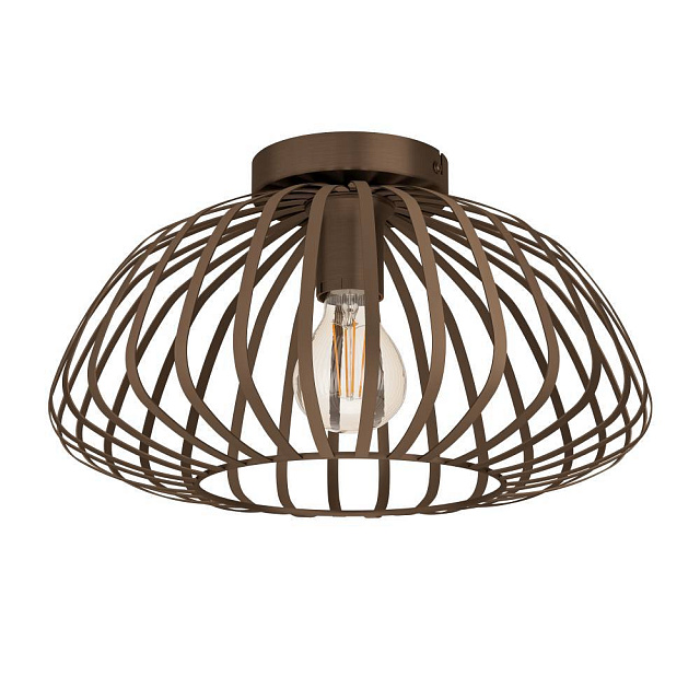 901096 Потолочная люстра ESPINAL, 1х40W (E27), H220, ?385, сталь / бронзовый