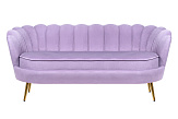 Диван ракушка для гостиниц Pearl Triple Purple №0