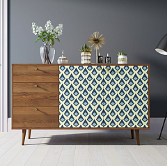 Комод "Berber" с двумя дверками и ящиками 13 принт арт BB05/Print_13