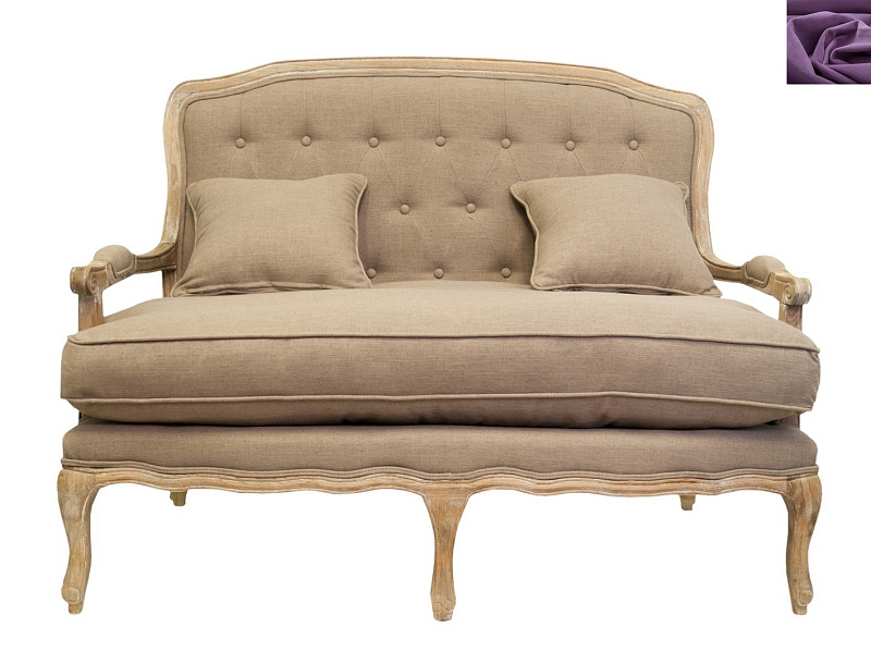 Прямой диван модерн Yareli Brown фиолетовый в Москве Прямой диван модерн Yareli Brown фиолетовый