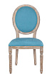 Стул с круглой спинкой Volker Oak Light Blue №0