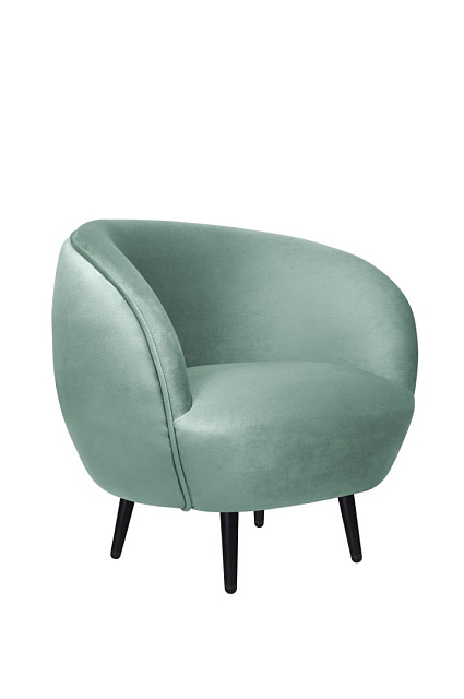 Мягкое кресло Small Benee Green на черных ножках в Москве Мягкое кресло Small Benee Green на черных ножках