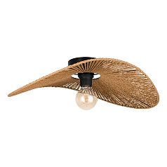 31961 Потолочная люстра SIRUELA, 1х40W (E27), L560, B400, H160, сталь черный / бумага, натуральный