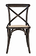 Стул Cross Back Black Brush №0