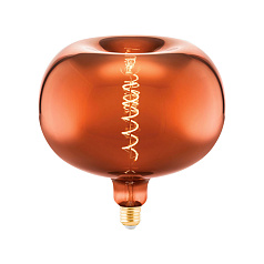 Светод. лампа " Яблоко" димм., 4W (E27), ?220, L220, 1600K, 50lm, медь