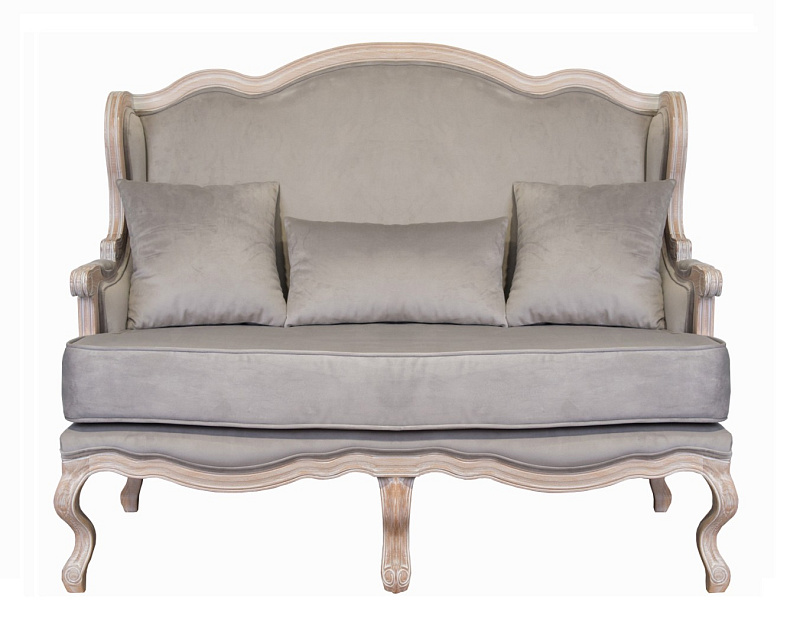 Двухместный дизайнерский диван Brody Double grey