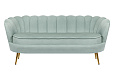 Диван ракушка для гостиниц Pearl Triple Green